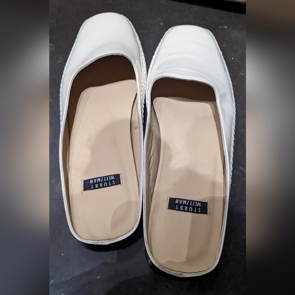 Stuart Weitzman White patent loafers - Picture 9 of 10